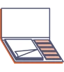 Self-adhesive sticky notes with markers in cover