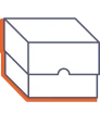 Lid-bottom boxes