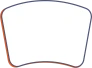 Curved advertising walls