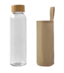 Glass bottle in jute case 500 ml