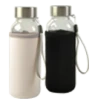 Glass bottle with neoprene cover 300 ml