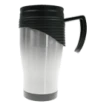 Steel-plastic thermal mug with handle 400 ml