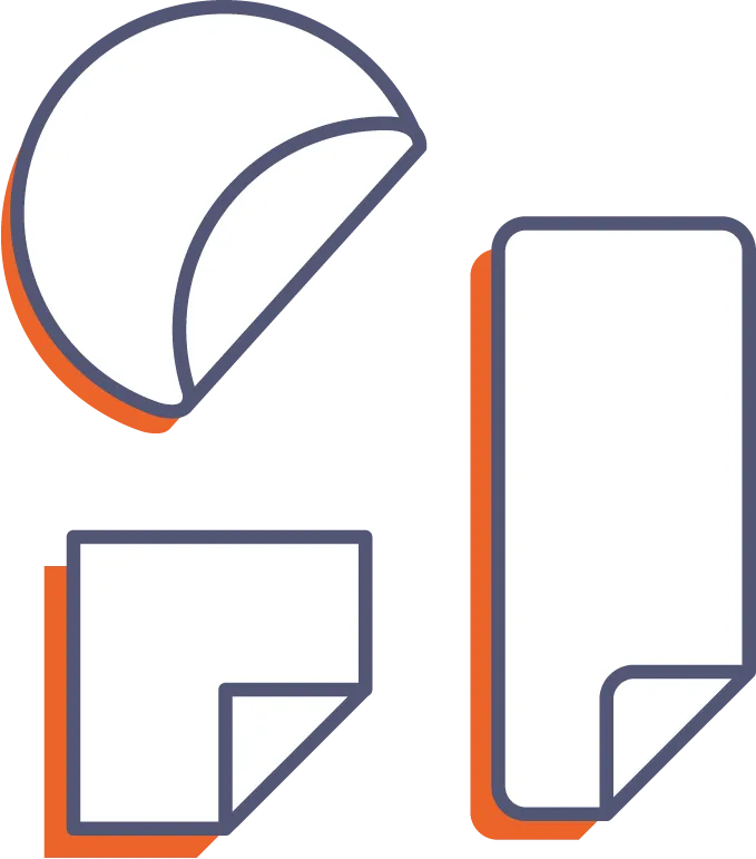Plotter foil stickers (printing + cutting) online printing