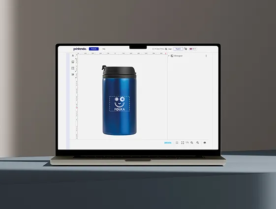 Use the creator in mugs and bottles