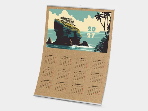 Bordered calendars