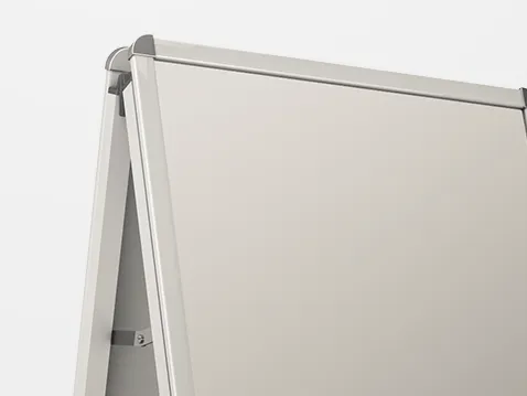 Double-sided aluminium profile A-board - without overprint