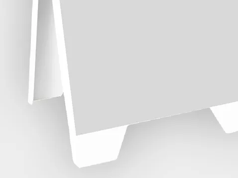 PVC double sided A-board - without overprint
