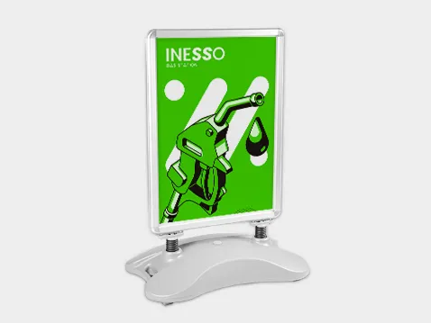 Outdoor A-board with load - with overprint