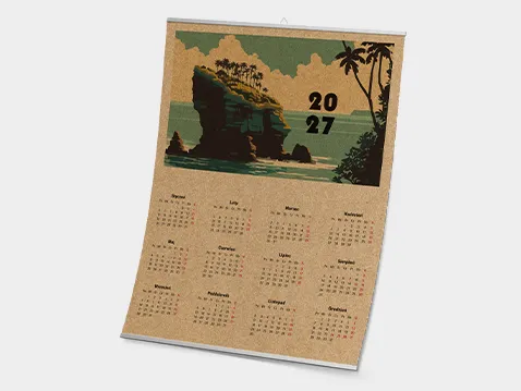 Bordered calendars