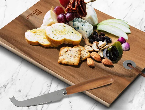 Cheese board with knife online printing 1