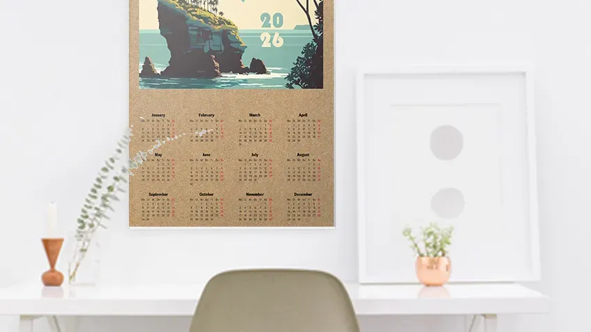 Bordered calendars online printing 1