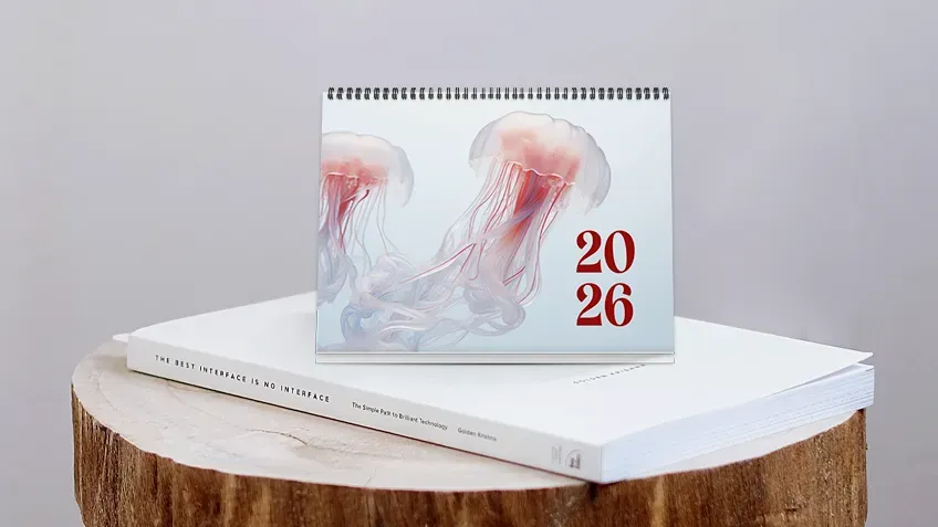 Wirebound pyramid calendars (monthly) online printing 1