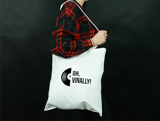 White cotton bags online printing 2