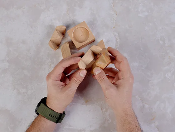 Wooden Spatial Puzzle online printing 2