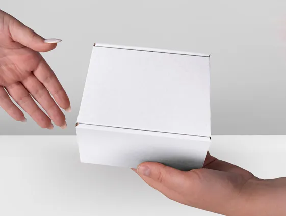 White shipping boxes without print online printing 2