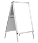 Double-sided aluminium profile A-board - without overprint online printing