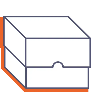 Lid-bottom boxes online printing