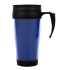 Plastic thermal mug with handle 400 ml online printing