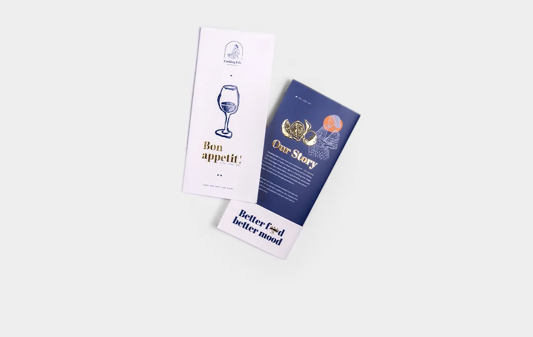 Premium folded flyers