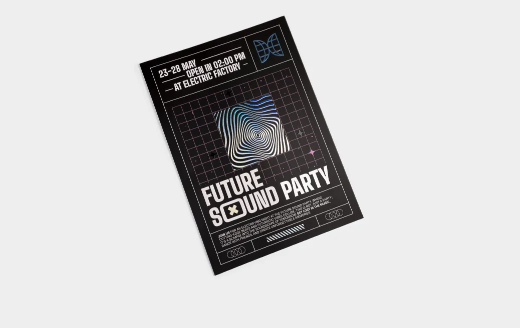 One-sided premium posters