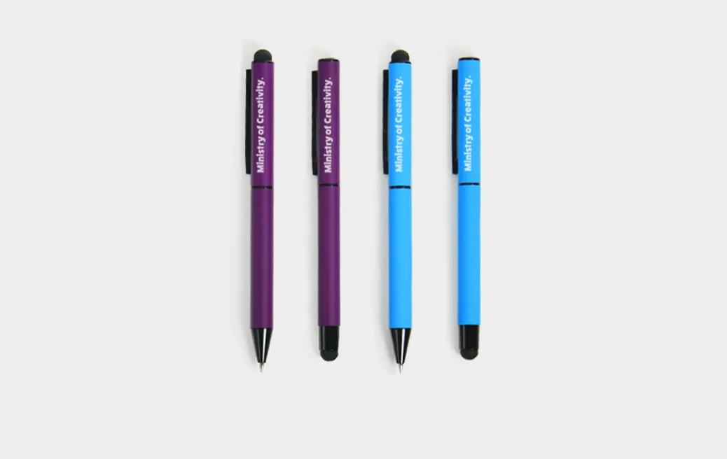 Pierre Cardin soft-touch metal ballpoint pen and pen