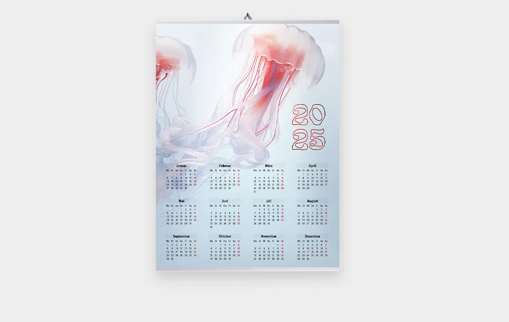 Bordered calendars