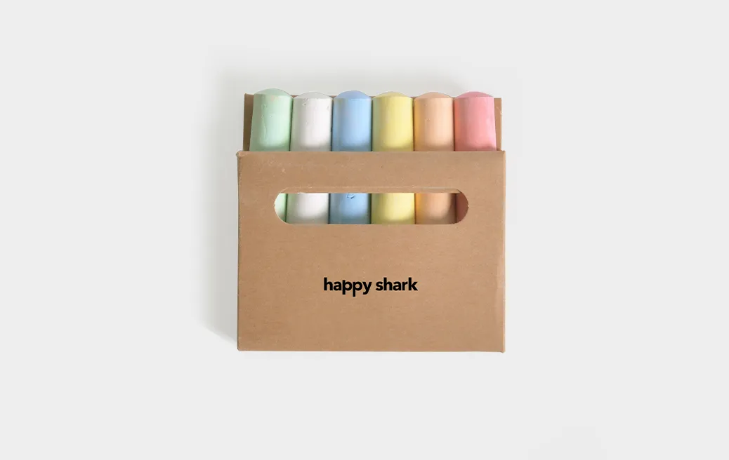 Children's coloured chalk
