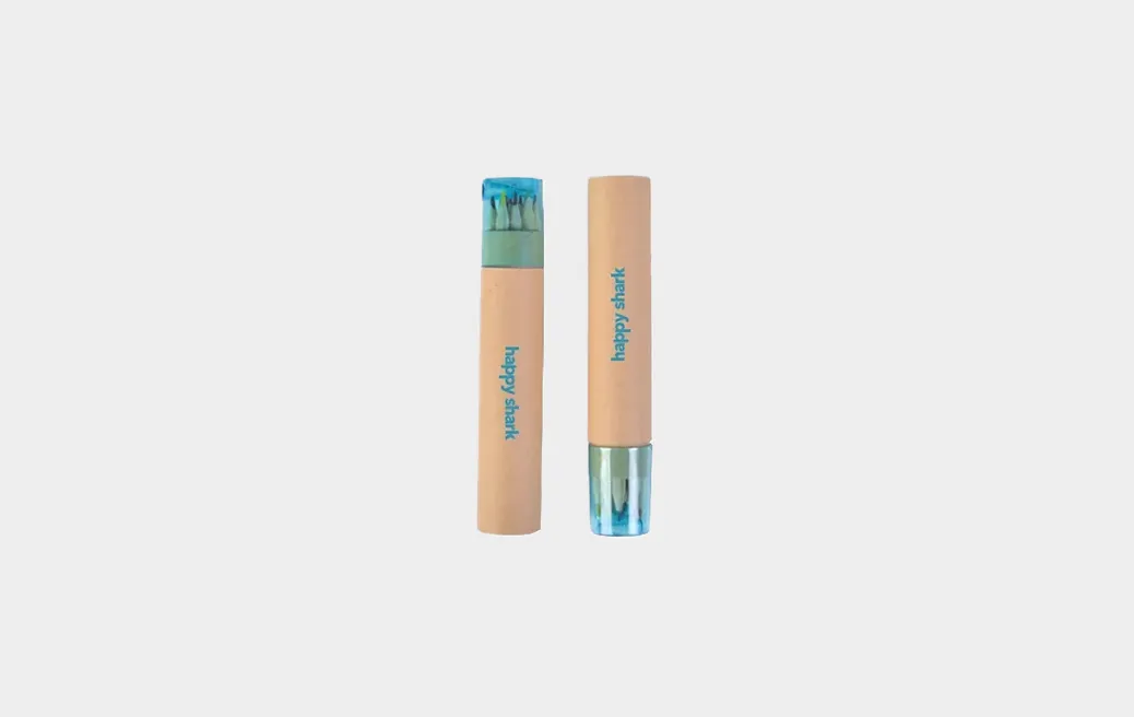 Crayons with sharpener