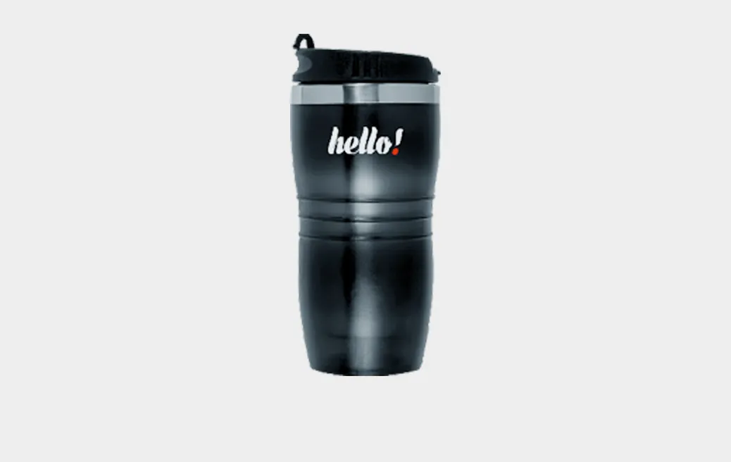 Plastic-steel thermal mug 450 ml