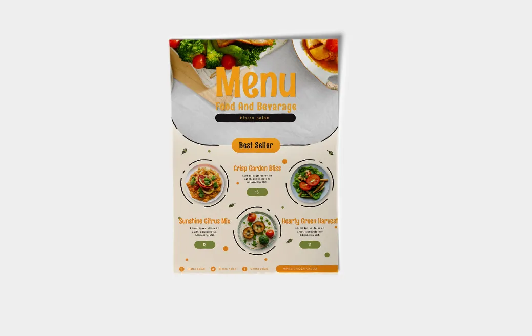 Menu - cards