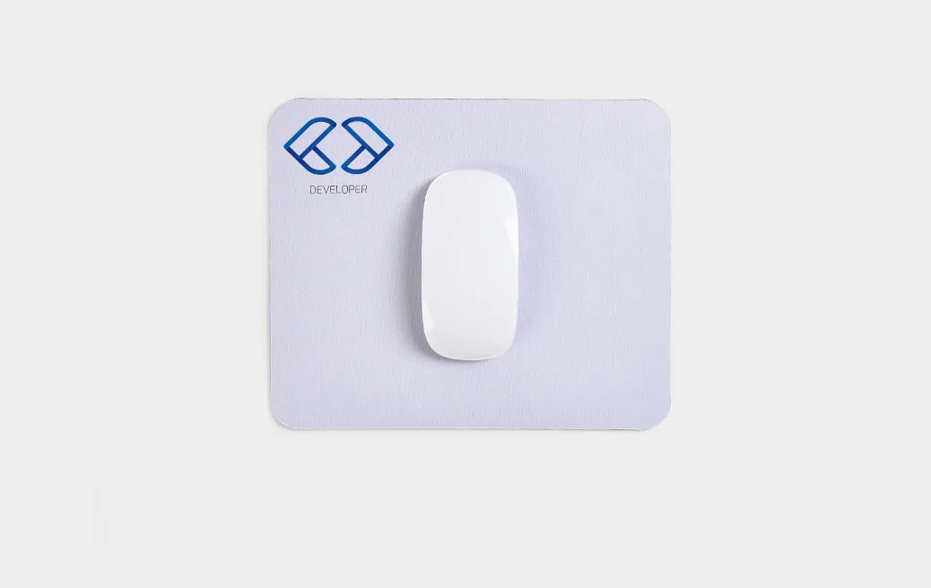 Rectangular mouse pad