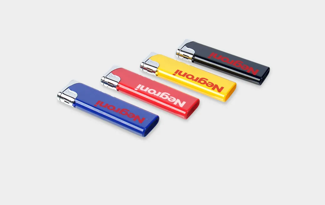 Lighter with silver elements